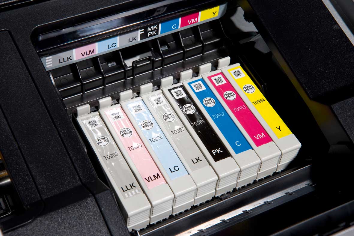 Цветные картриджи не печатают. Эпсон принтер картриджи картриджи. Epson r2880. Цветной принтер Эпсон картриджи. Эпсон струйный принтер цветной картридж.