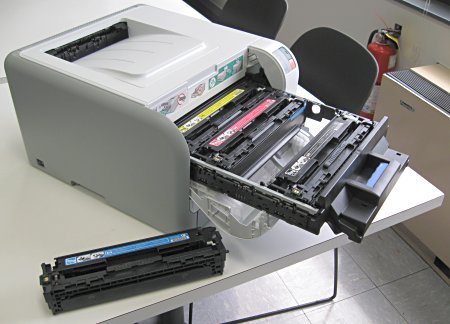 Ремонт цветных лазерных принтеров